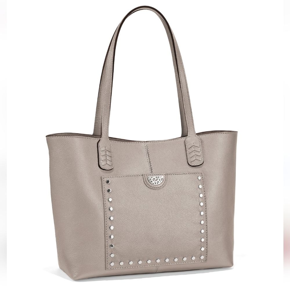Brighton Reed Soft Shiny Leather Tote